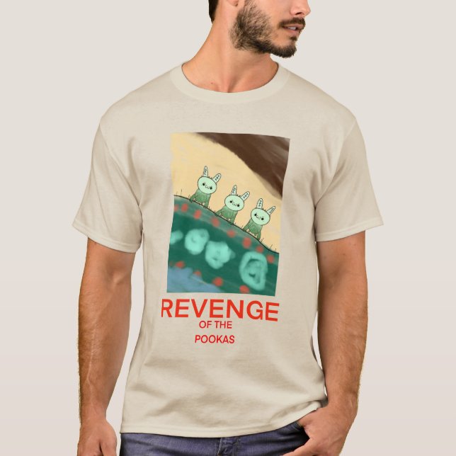 Cute Funny Revenge of the Pookas Hobgoblin T-Shirt (Front)