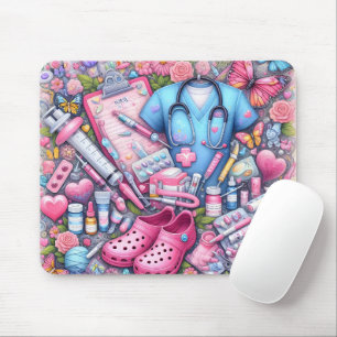 Cute/Funny RN Nurse Mouse Pad