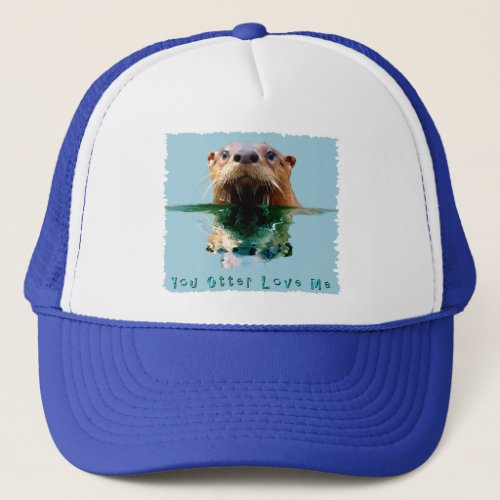 Cute Funny SEA OTTER Hat