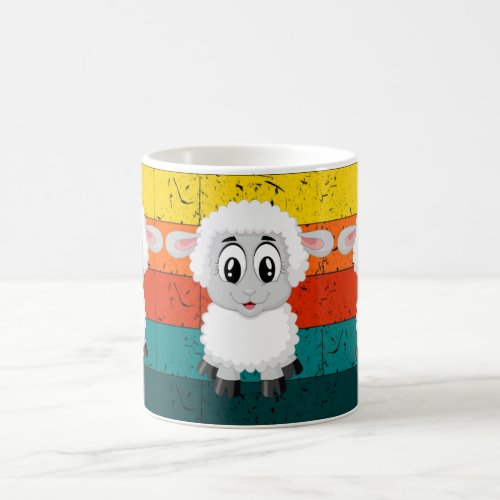 Cute Funny Sheep Farm animal Coffee Mug