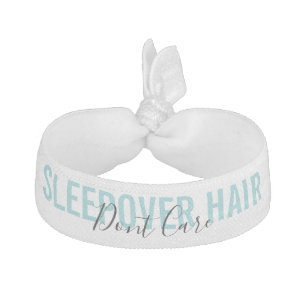 Cute funny sleepover party birthday favor hair tie