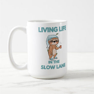 cute funny sloth coffee mug