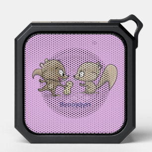 Cute funny squirrels cartoon illustration bluetooth speaker