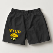 Cute Funny Stud Muffin Boxers at Zazzle