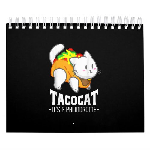 Cute Funny Taco Cat Lover Gifts Tacocat Cats Calendar