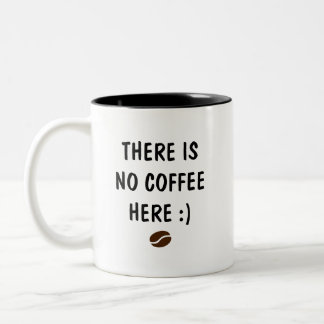 Cute Funny Text Coffee Lover Customised Two-Tone C Mug