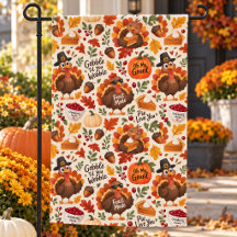 Cute Funny Thanksgiving Turkey Pattern