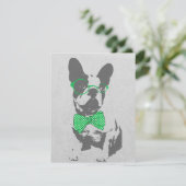 Cute funny trendy vintage animal French bulldog (Standing Front)