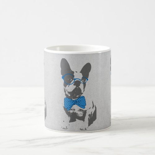 Cute funny trendy vintage animal French bulldog Coffee Mug