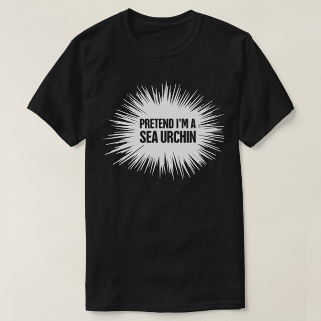 Cute & Funny Uni Sea Urchin  T-Shirt (Design Front)