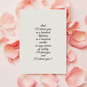 Cute Funny Valentine Card for Him or Her