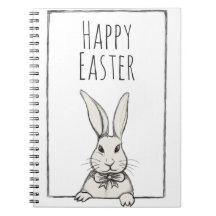 Cute Funny Vintage Happy Easter Bunny Personalized