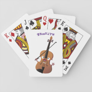 Cartoon Characters Playing Cards | Zazzle