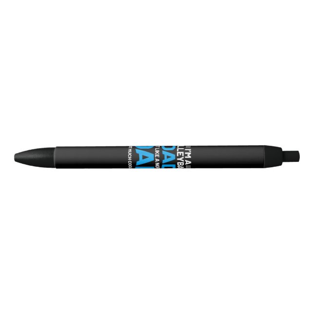 Cute Funny Volleyball Gift For Dads and Men Pen (Front)