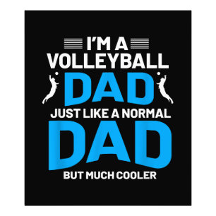 Cute Funny Volleyball Gift For Dads and Men Photo Print