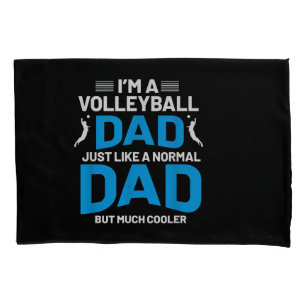 Cute Funny Volleyball Gift For Dads and Men Pillow Case