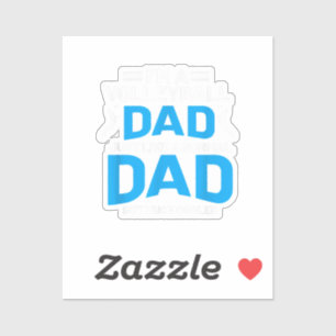 Cute Funny Volleyball Gift For Dads and Men Sticker