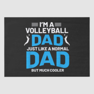 Cute Funny Volleyball Gift For Dads and Men Tissue Paper