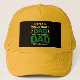 Cute Funny Volleyball Gift For Dads and Men Trucker Hat