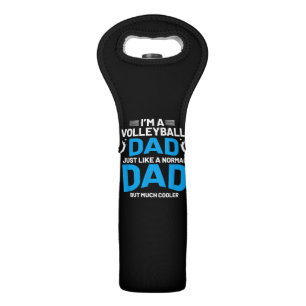 Cute Funny Volleyball Gift For Dads and Men Wine Bag