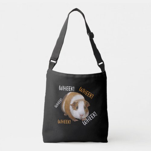 Cute  Funny Wheek _ Guinea Pig Owner Cavy Lover Crossbody Bag