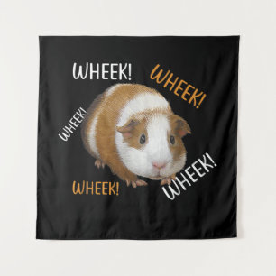 Cute & Funny Wheek - Guinea Pig Owner Cavy Lover Tapestry