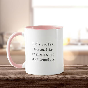 Cute Funny Work Bestie Humor Coworker Remote Work Mug