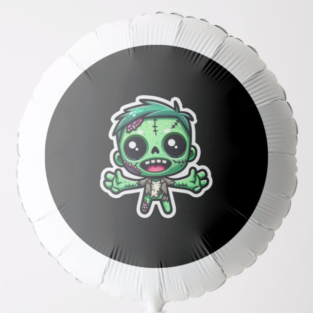 Cute, funny zombie balloon (Front)