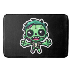 Cute, funny zombie bath mat