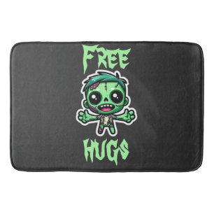 Cute, funny zombie bath mat
