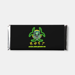 Cute, funny zombie hershey bar favors