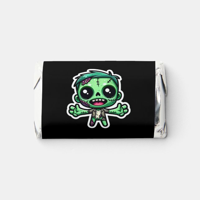 Cute, funny zombie hershey's miniatures (Front)