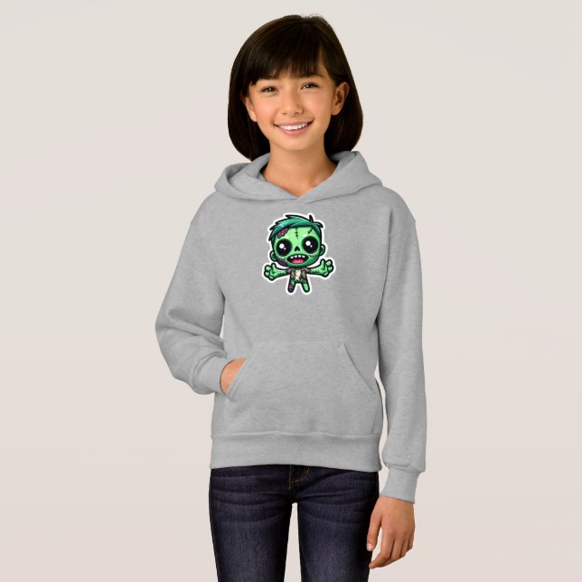 Cute, funny zombie hoodie (Front Full)