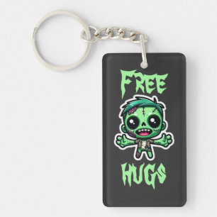 Cute, funny zombie keychain