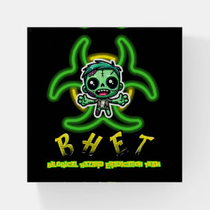 Cute, funny zombie paperweight