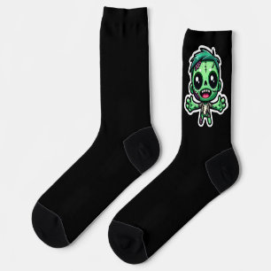cute funny zombie socks