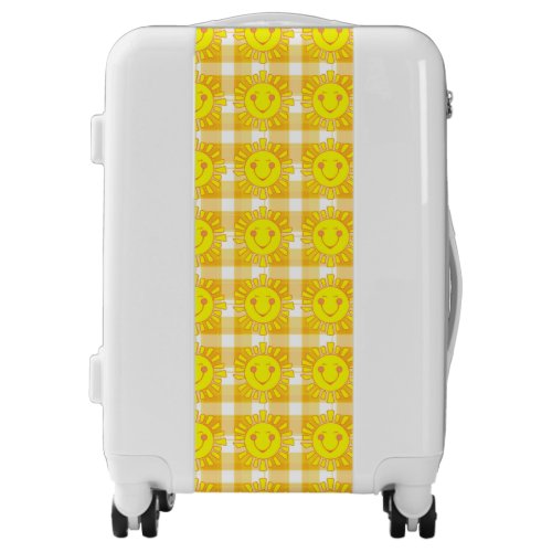 Cute Funshine Ursine Plaid Luggage