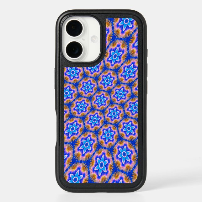 Cute Furry Flowers Pattern Otterbox iPhone Case (Back)