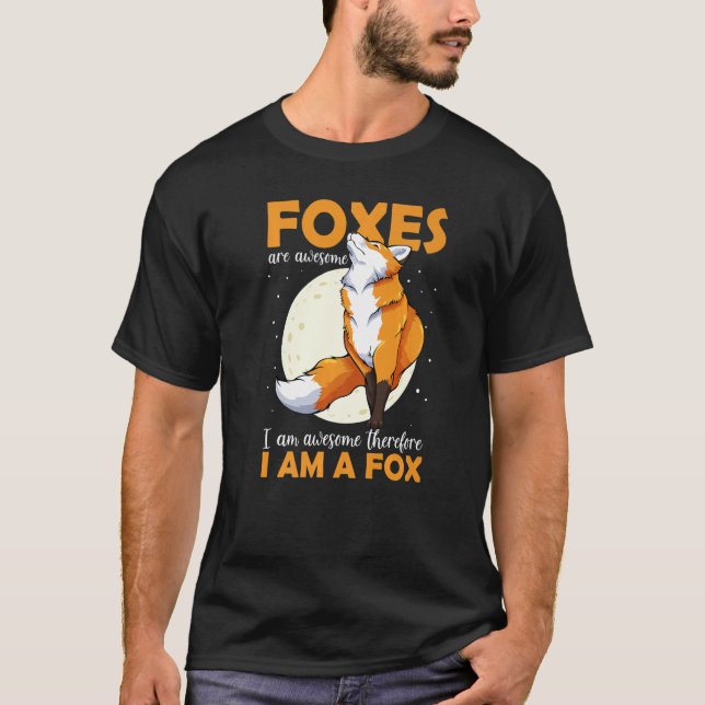 Cute Furry Foxes Retro Animal Zoo Classic Passion  T-Shirt (Front)