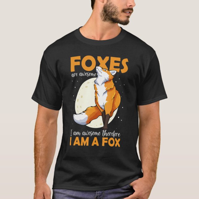 Cute Furry Foxes Retro Animal Zoo Classic Passion  T-Shirt (Front)