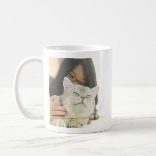 Cute Furry Friend Cat Lovers Photo Mug