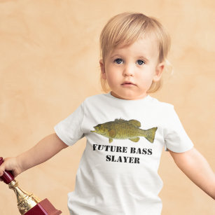 Cute Future Bass Slayer Fishing Baby Shirt