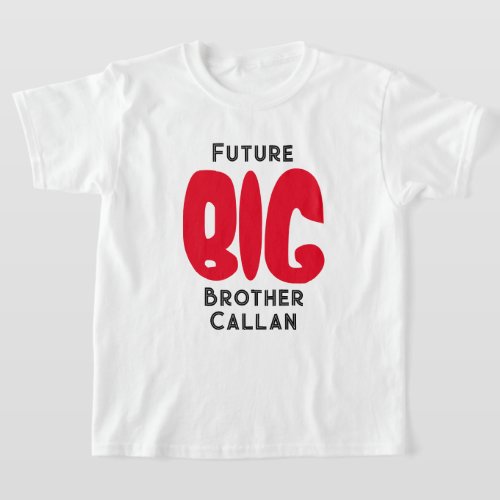 Cute Future BIG Brother T_Shirt