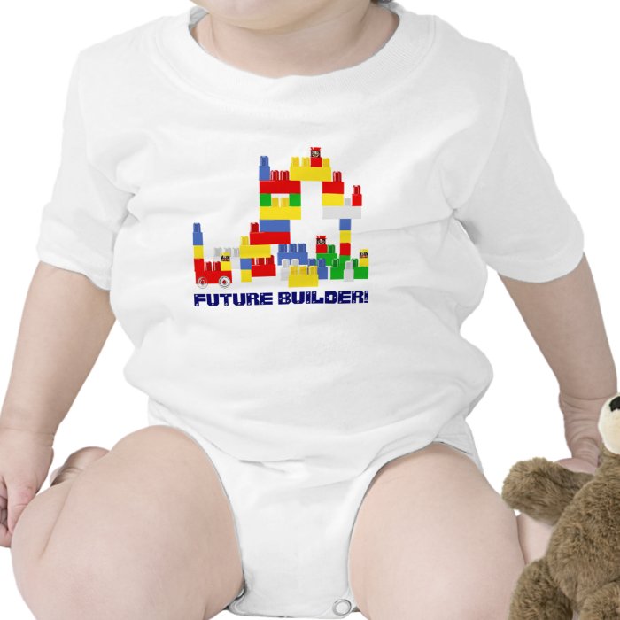 Cute FUTURE BUILDER Design w/  Style Blocks Romper