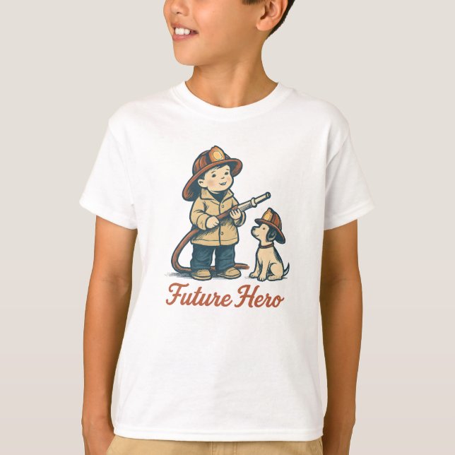 Cute Future Firefighter Shirt (Front)