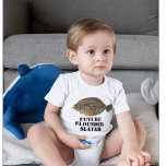 Cute Future Flounder Slayer Fishing Baby Shirt at Zazzle