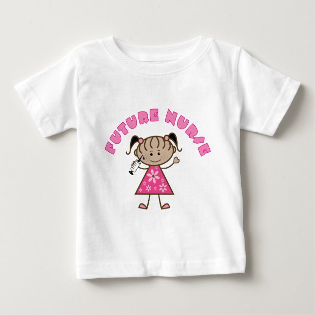 Cute Future Nurse Baby T-Shirt (Front)