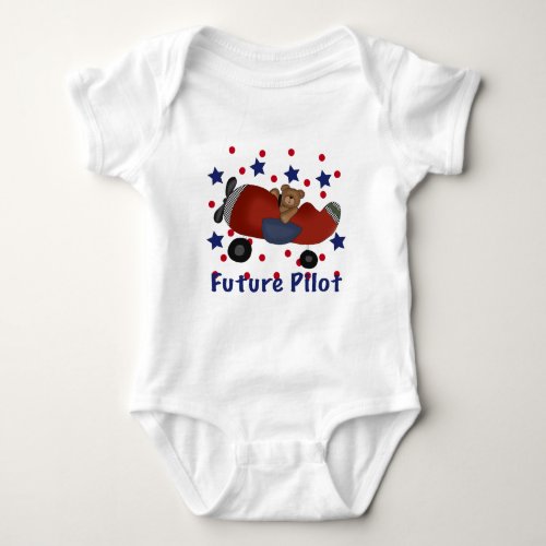 Cute Future Pilot Baby Bodysuit