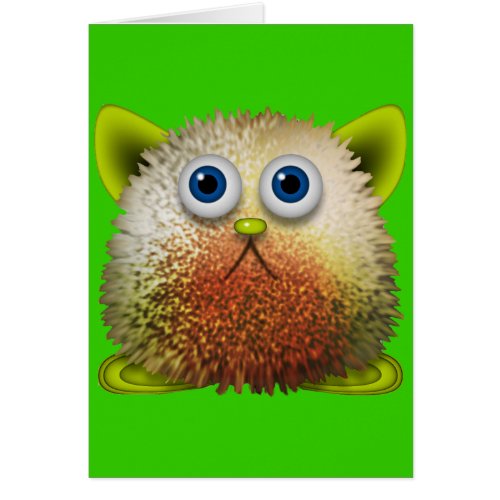 Cute Fuzzy Cartoon Character Art for All