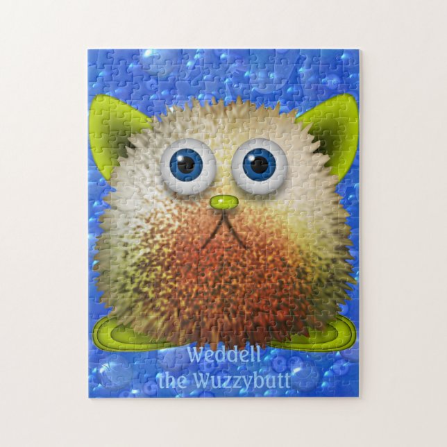 Cute Fuzzy Cartoon Character Art for All Jigsaw Puzzle (Vertical)